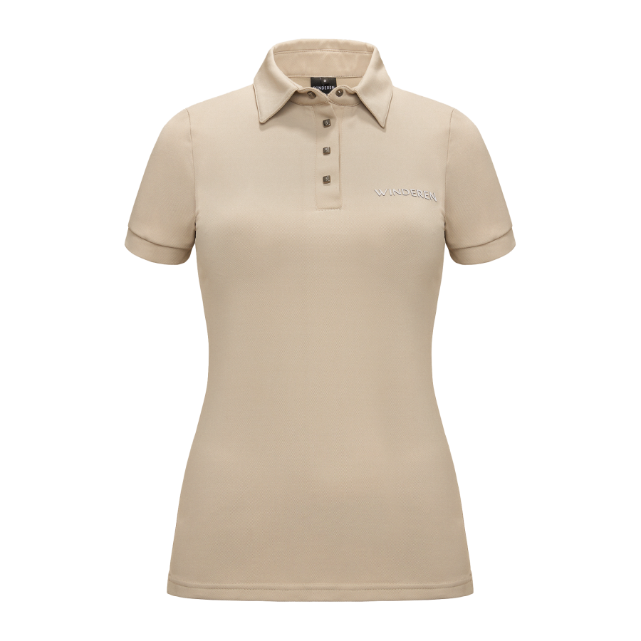 Damska koszulka polo Winderen Essential Polo - Sand Beige
