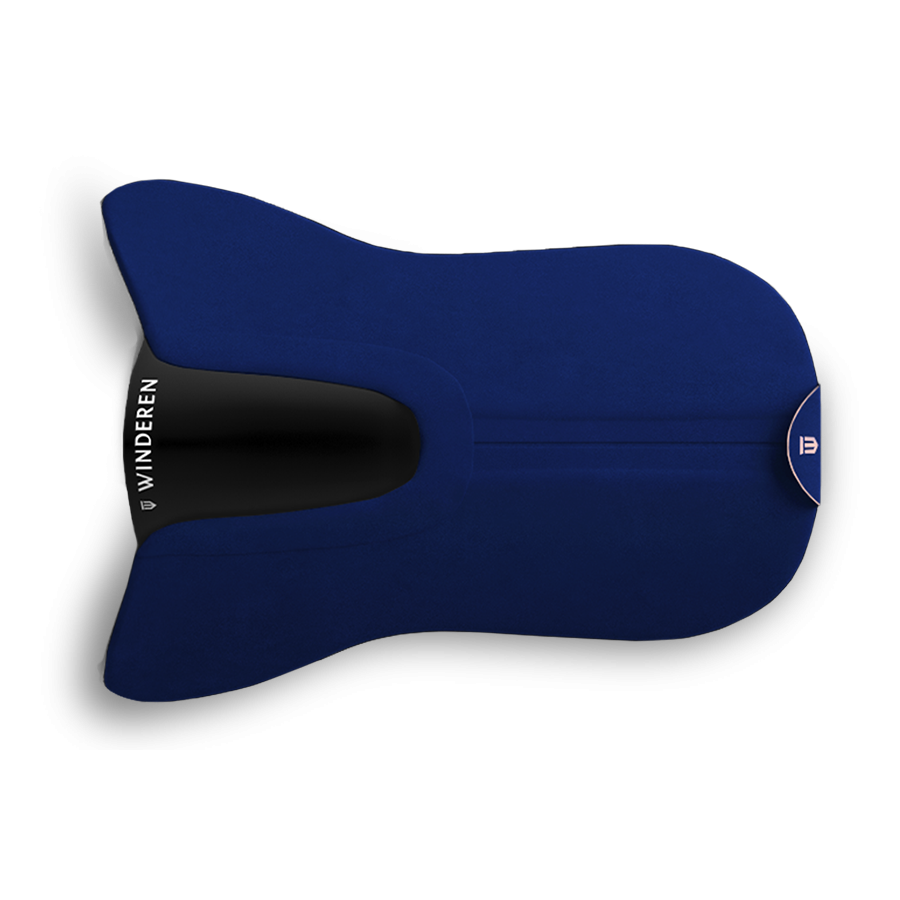 Pokrowiec do podkładki pod siodło Winderen ujeżdżeniowy - Dark Blue/Rose Gold