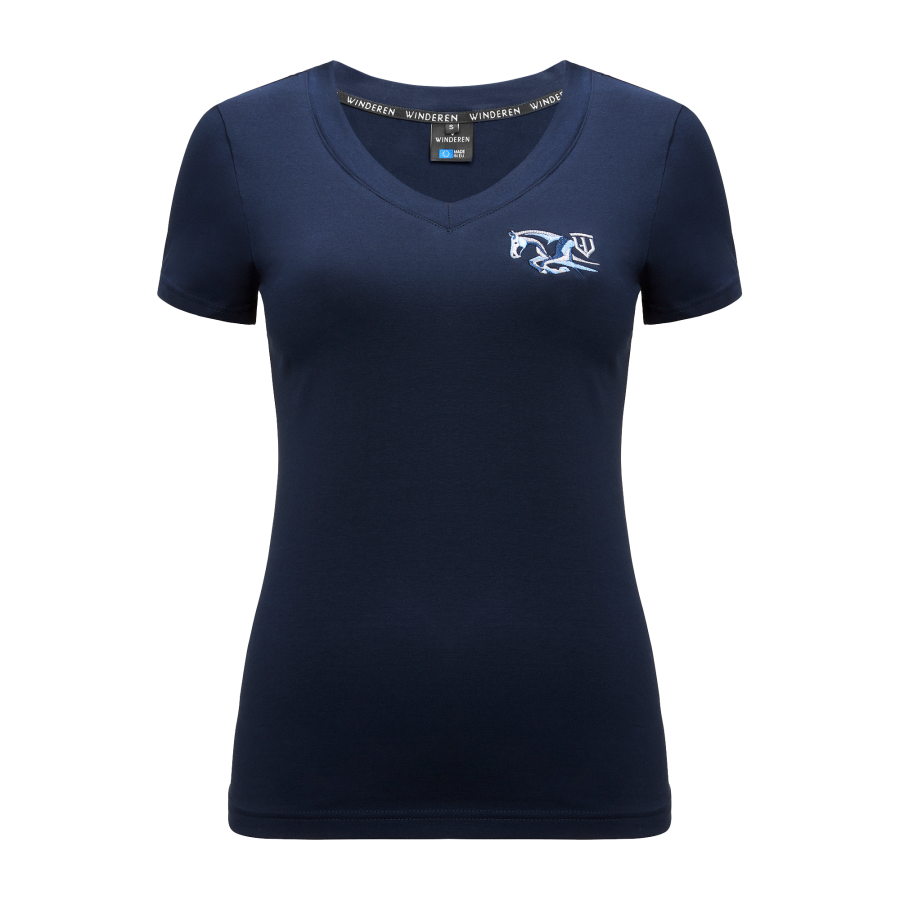 Damska koszulka Winderen Basic Tee Jumping - Denim S