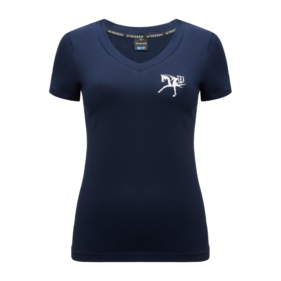 Damska koszulka Winderen Basic Tee Dressage - Denim S