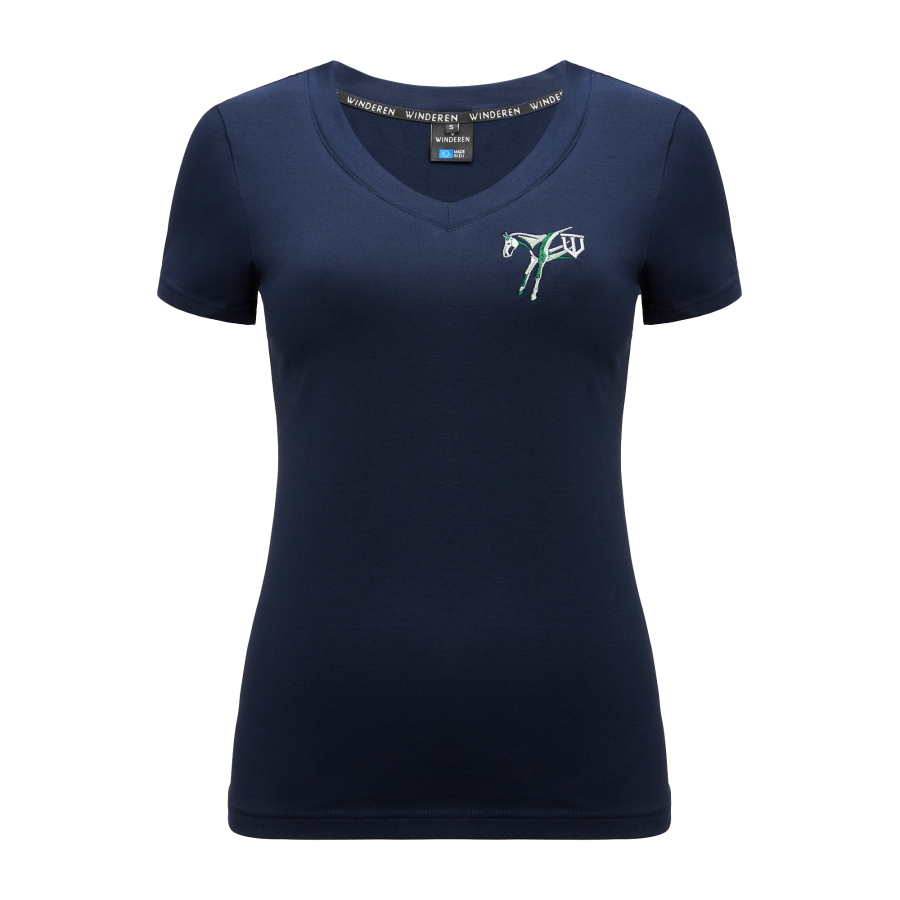 Damska koszulka Winderen Basic Tee Eventing - Denim S